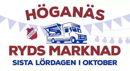 Höganäs Ryds Marknad sista lördagen i oktober